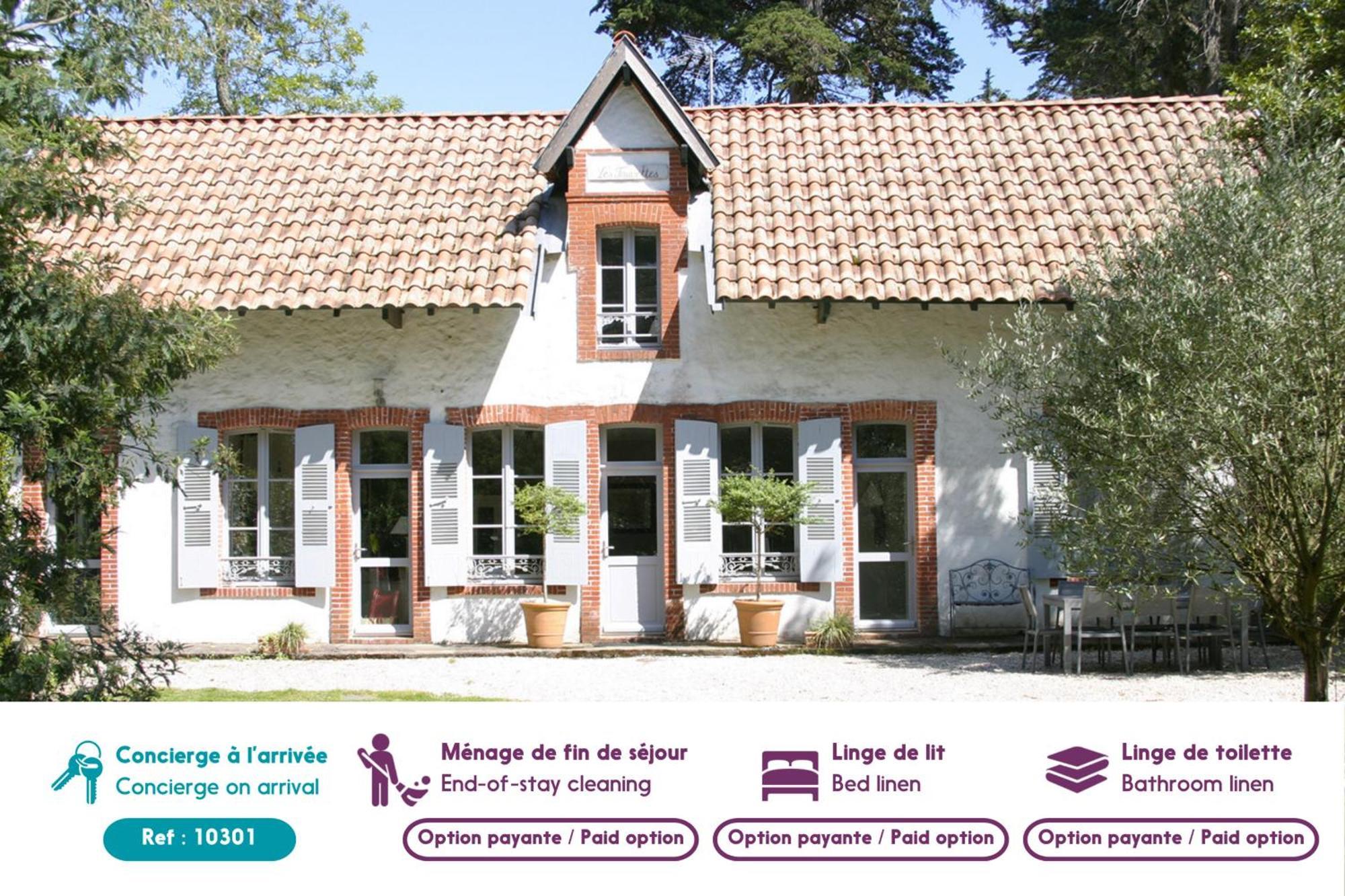 Villa Traditionnelle Pour 8 - 550M De La Plage Noirmoutier-en-l'Ile Dış mekan fotoğraf